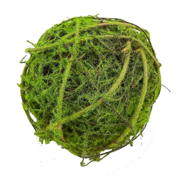 Table Decor^Liberty Floral 6.5" Ba Moss Ball