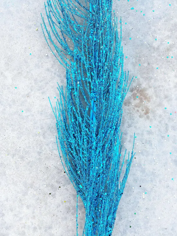 Celebrate Birthday^A&B Floral 5' Glitte Pine Garland In Assorted Colors