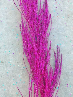 Garlands^A&B Floral 5' Glitte Pine Garland In Assorted Colors