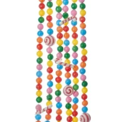 Party Diy^Kurt S. Adler 6' Peppermint Candy And Ball Garland