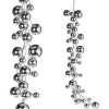Happy New Year^RAZ 4', Silver Ball Garland
