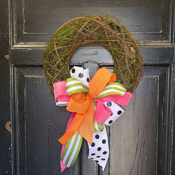 Wall Decor^A&B Floral 18.5" Sweet Annie Wreath