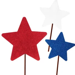 Wall Decor^The Round Top Collection All Glitter Patriotic Star
