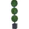 Faux Plants^Regency American Boxwood Ball Topiary, 48"