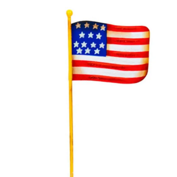 Pot Stakes^The Round Top Collection American Flag Mini Stake