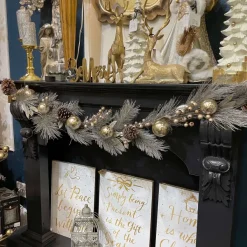 Floral^Direct Export Co. Arctic Alabaster Garland