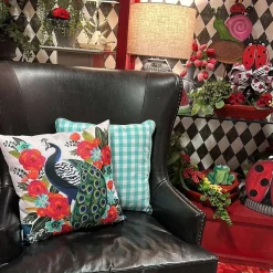 Spring^C&F Enterprises Ashford Aqua Pillow