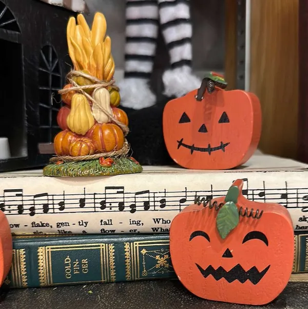 Table Decor^Department 56 Autumn Gourds
