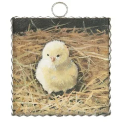 Table Decor^The Round Top Collection Baby Chick Mini Gallery Art