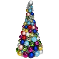Table Decor^RAZ Ball Ornament Tree, 15.5