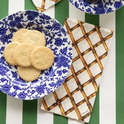 Kitchen & Dining^Hester & Cook Bamboo Lattice Guest Napkin Set