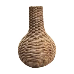 Table Decor^Two's Company Basket Weave Pattern Vase