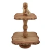 Table Decor^Mudpie Beaded Tiered Tray
