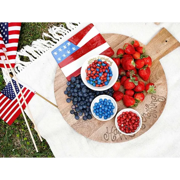 Kitchen & Dining^Happy Everything Big Wooden Serving Board By !