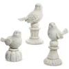 Table Decor^RAZ Birds On Pedestals Set