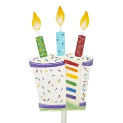 Celebrate Birthday^The Round Top Collection Birthday Cake Finial