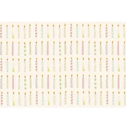 Celebrate Birthday^Hester & Cook Birthday Candles Placemat Sheets