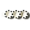 Kitchen & Dining^Happy Everything Black And White Stripe Mini Trio Bowl By !