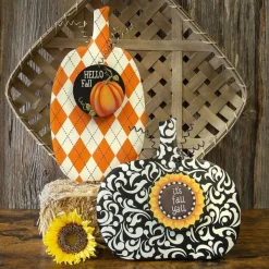 Wall Decor^The Round Top Collection Black Fall Charm Pumpkin