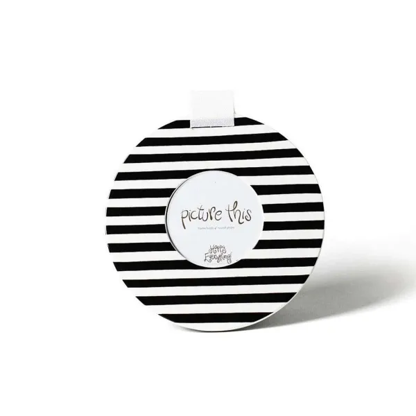 Home Accents^Happy Everything Black Medium Stripe Round Frame By !