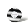 Table Decor^Happy Everything Black Medium Stripe Round Frame By !
