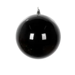 St. Patrick's Day^Farrisilk Black Shiny Ball Ornament, 4"