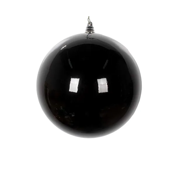 St. Patrick's Day^Farrisilk Black Shiny Ball Ornament, 4"