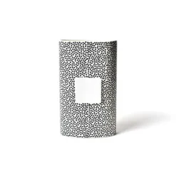 Table Decor^Happy Everything Black Small Dot Big Oval Vase By !