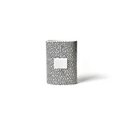 Table Decor^Happy Everything Black Small Dot Oval Vase By !
