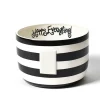 Kitchen & Dining^Happy Everything Black Stripe Big Bowl By !