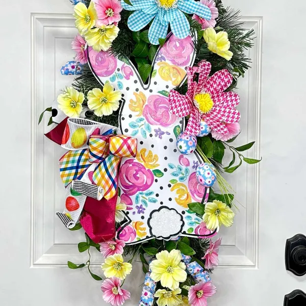 Door Decor^* Bloomin' Easter Teardrop