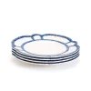 Spring^Two's Company Blue Bamboo Touch Dinner Plate, Set Of 4