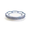 Spring^Two's Company Blue Bamboo Touch Salad Plate, Set Of 4