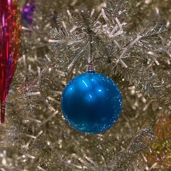 Ball Ornaments^Farrisilk Blue Candy Apple Ball Ornament, 6"