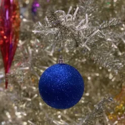 Ball Ornaments^Farrisilk Blue Glitter Ball Ornament, 8