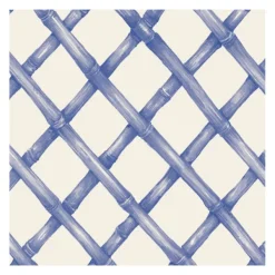 Party Diy^Hester & Cook Blue Lattice Cocktail Napkin Set