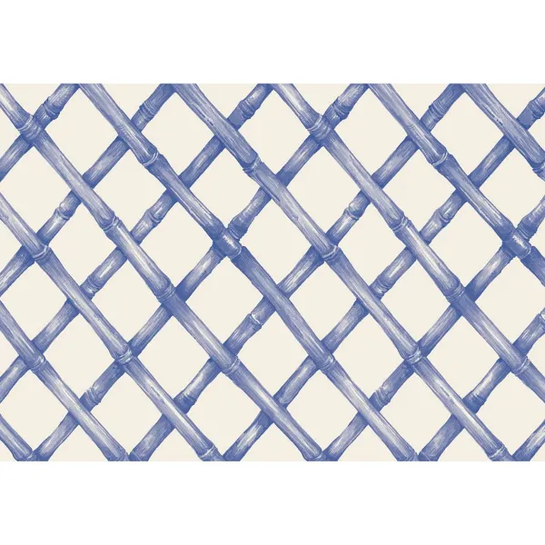 Spring^Hester & Cook Blue Lattice Placemat Sheets
