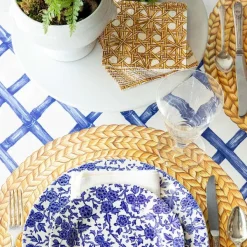 Party Diy^Hester & Cook Blue Lattice Runner