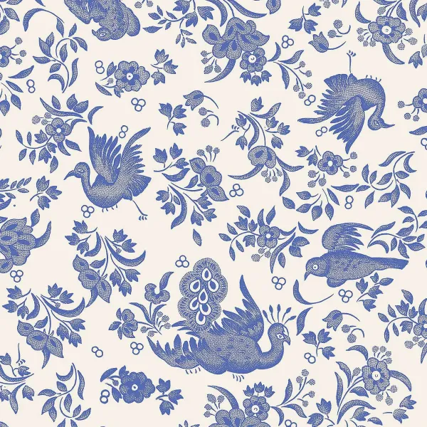 Party Diy^Hester & Cook Blue Regal Peacock Cocktail Napkin Set