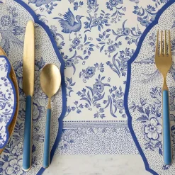 Party Diy^Hester & Cook Blue Regal Peacock Runner