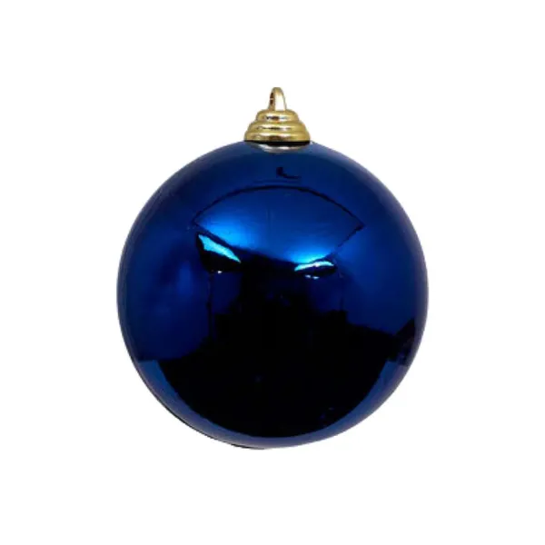 Ball Ornaments^Farrisilk Blue Shiny Ball Ornament, 6"