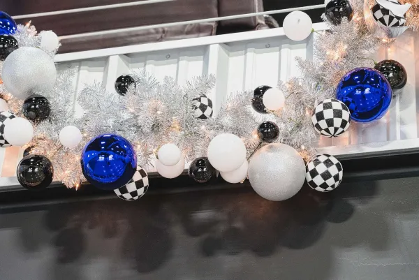 Ball Ornaments^Farrisilk Blue Shiny Ball Ornament, 6"