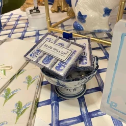 Easter^Two's Company Blue Willow Bandages Gift Box