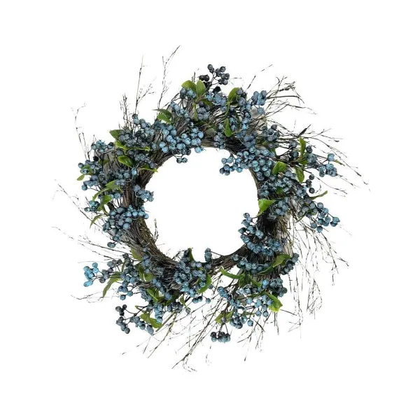 Wall Decor^CRI Blueberry Wreath, 24"