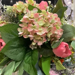 Floral Decor^CRI Blush And Green Hydrangea Bush