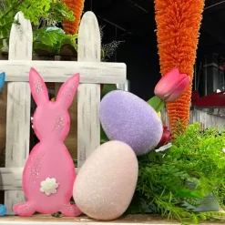 Home Accents^180 Degrees Blush Flocked Eggs