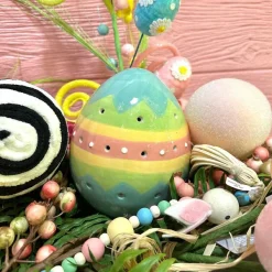 Focal Points^180 Degrees Blush Flocked Eggs