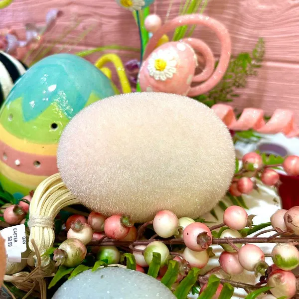 Table Decor^180 Degrees Blush Flocked Eggs