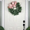 Door Decor^* Blushing Eucalyptus Wreath