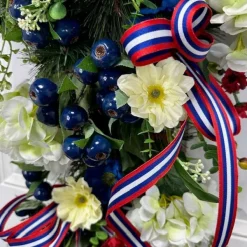 Door Decor^* Bold Stripes, Bright Stars Teardrop